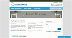 Desktop Screenshot of houseofknobs.com